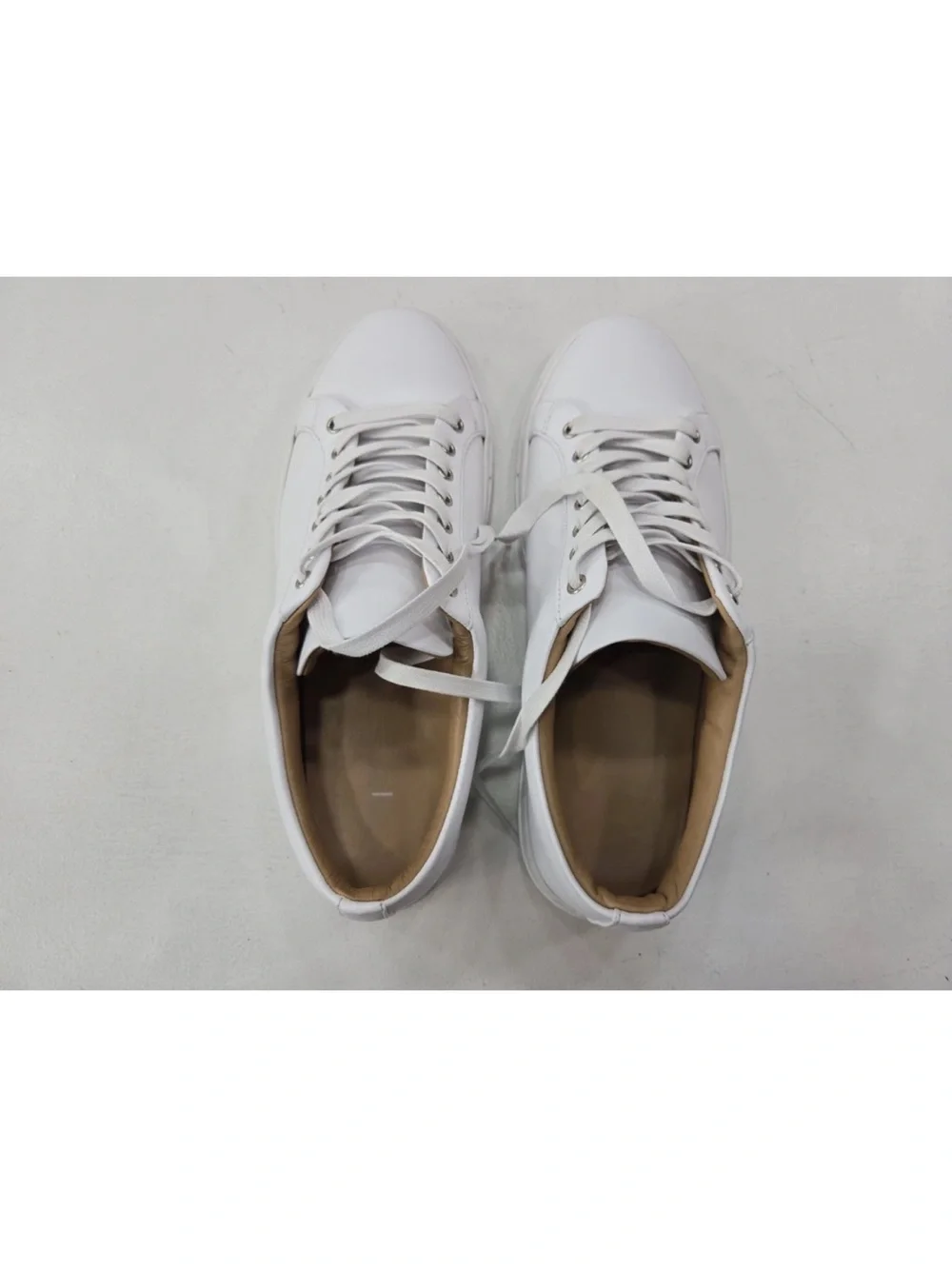 Thursday Boot Co Shoes Mens 9 Premier Low Top White Leather Lace Up Sneakers - Picture 9 of 13